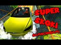 🧊SKOKI samochodami przez ZNISZCZONY MOST |BeamNG.drive| 💥💥