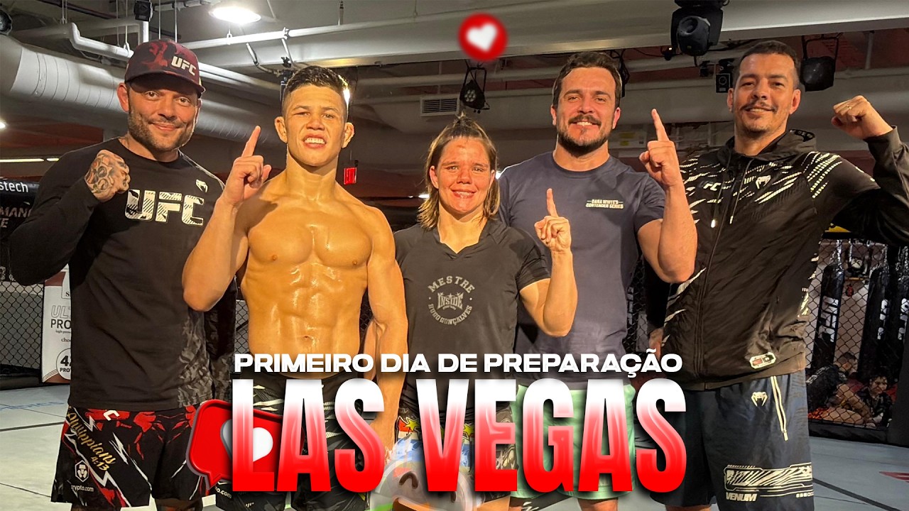 Chegada em Vegas: início oficial da preparação para o UFC Vegas 113