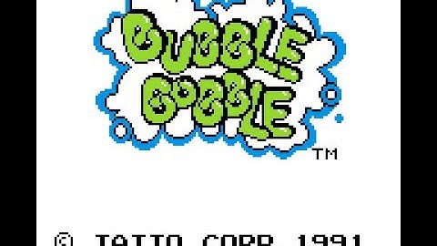 Bubble Bobble 1991 Game Boy