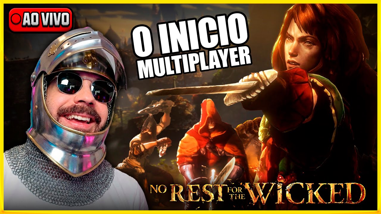 🚨 LANÇOU! O INÍCIO DO MULTIPLAYER AO VIVO em No Rest for the Wicked ...