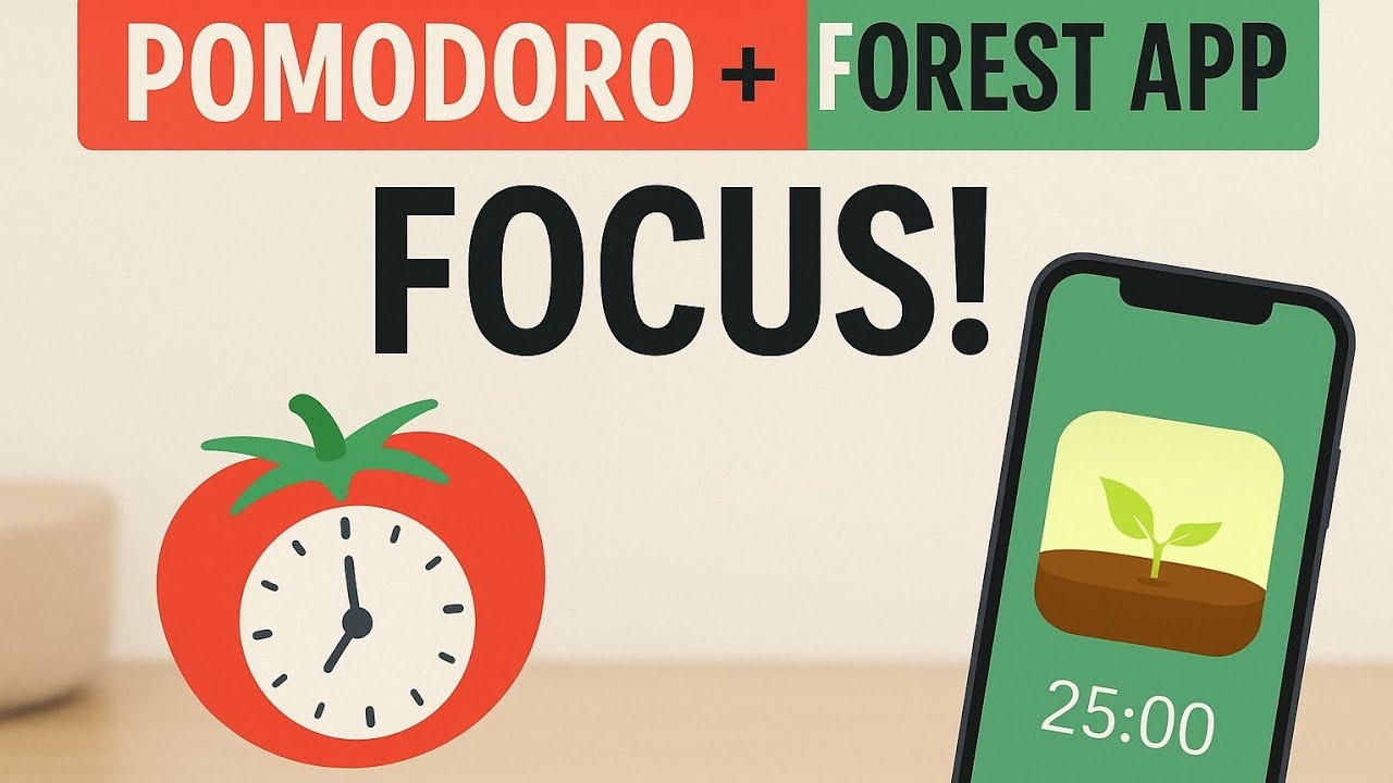 කම්මැලි නැතුව වැඩ කරන්න හොදම ක්‍රමය | Pomodoro Technique Explain in Sinhala | Forest App - part II