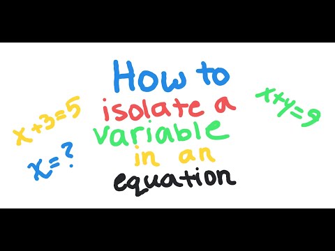 How to isolate