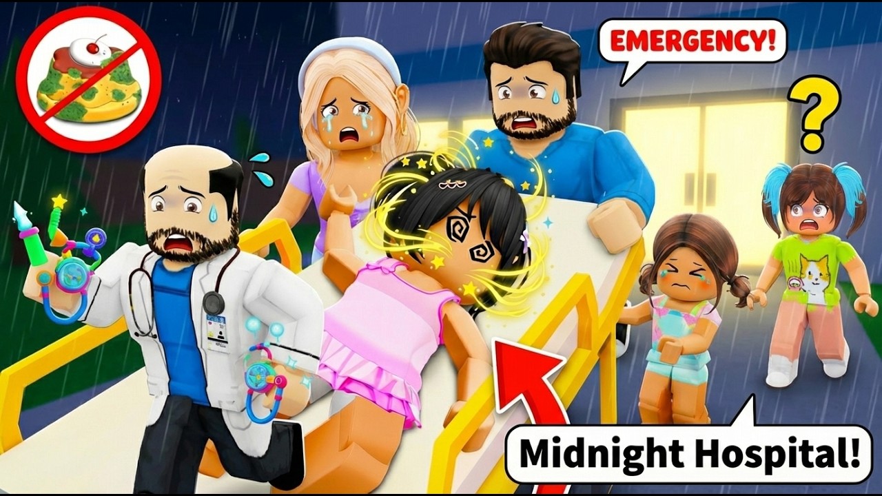😢Midnight Hospital Emergency: What Happened to Daisy?|🌟Roblox Family Roleplay🌟