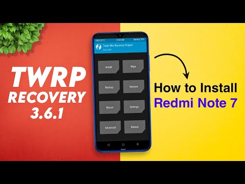Latest TWRP Recovery 3.6.1 on Redmi Note 7 | How to Install TWRP on Redmi Note 7