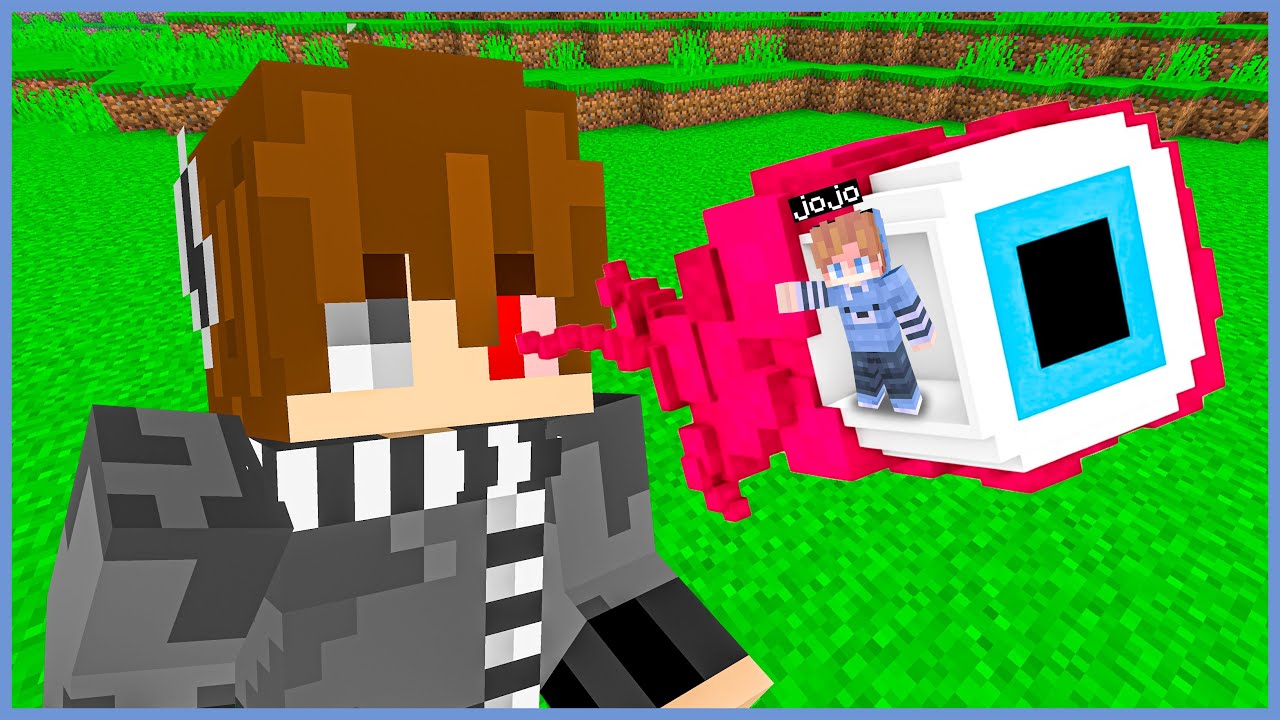 JOJO & FRANZ MASUK KEDALAM MATA ADA RAHASIA TERSEMBUNYI di MINECRAFT