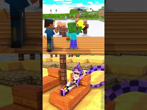 Zombie and Lily: Who would you choose? #minecraft #shorts #sigma