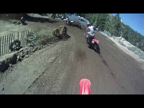 Mammoth Motocross 2010 Julien Lecorps helmet cam part 2