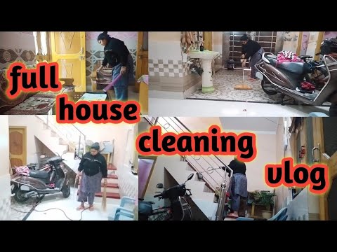 💃 एन्जॉय करते हुए कैसे की मैने अपने घर की सफाई llfull house cleaning vlog ll daily vlog
