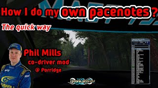 RBR | PACENOTE: How I do my own pacenotes? [ENG]