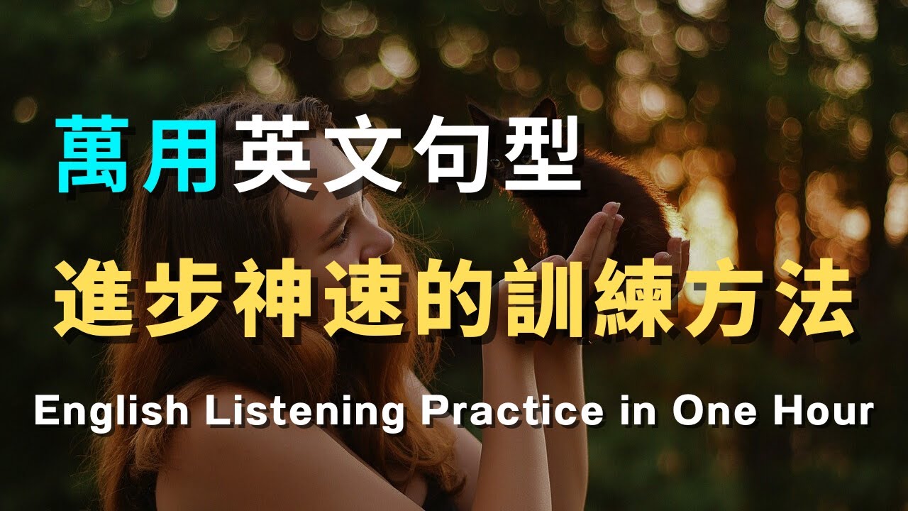 每天坚持听一小时,万用句型,听完马上就会用,听力暴涨100%|进步神速的英文训练方法|English Listening Practice ...