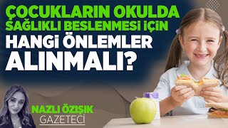 Çocuklarin Okulda Sağlikli Beslenmesi̇ İçi̇n Hangi̇ Önlemler Alinmali?