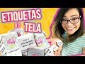 ¿Cómo hacer ETIQUETAS DE TELA? |  Orden de ALIEXPRESS