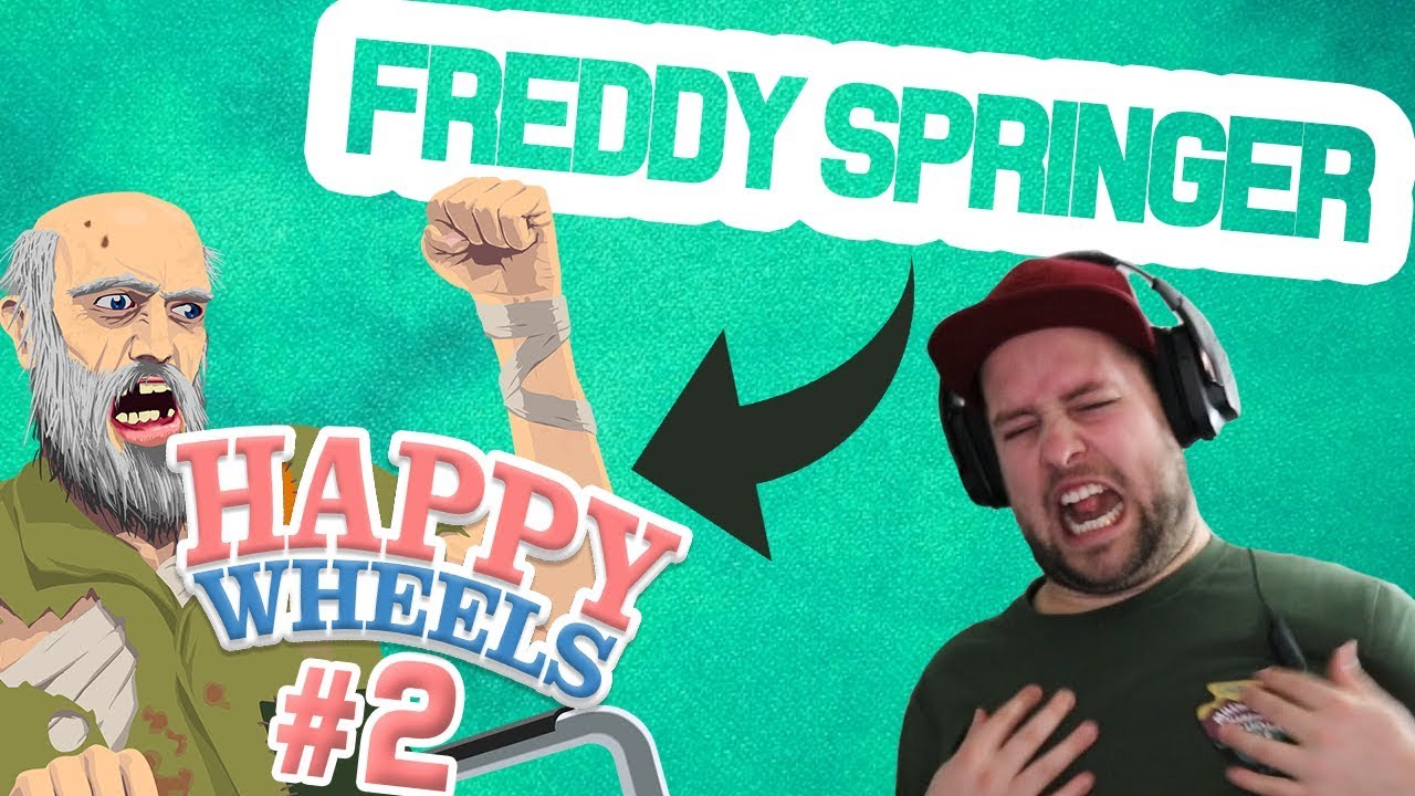 FREDDY SPRINGER HEEFT PECH! (Happy Wheels #2) - YouTube