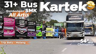 TRIP TAHUNAN ! ROMBONGAN INI SELALU SEWA BUS ARTIS !! Hunt 31 Unit SMK Kartek Jatilawang & Chinnamon