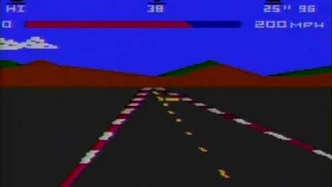 Pole Position For The Atari 2600 Gameplay