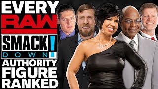 Every WWE Raw & SmackDown Authority Figure Ranked From WORST To BEST