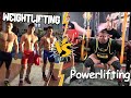 Weightlifting vs powerlifting