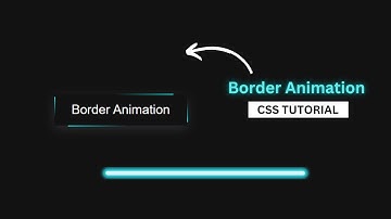 CSS Glowing Border Effect | CSS Border Animation