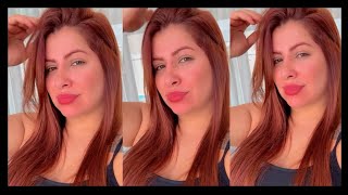 THAIS BAPTISTA FOI ESCURECER O CABELO E ACABOU FICANDO RUIVA 😍| #thaisbaptista #ruiva #story