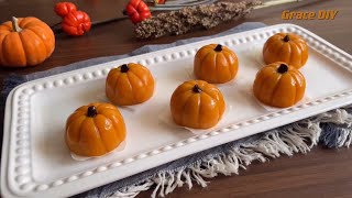 低卡无糖/南瓜小甜点/原汁原味体验舌尖上的秋天🍁/Pumpkin Dessert/authentic homemade