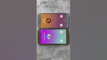 Incoming Call Samsung A7 vs A7 #shorts