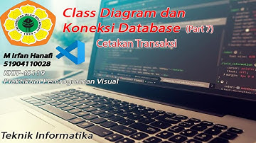 KKIT-45119 Praktikum Pemrograman Visual : Cetakan Transaksi dengan Crystal Report (Part 7)