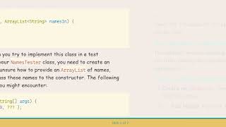 Understanding ArrayList as a Parameter in Constructor in Java