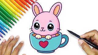 how do you draw bunny cute rabbit drawing