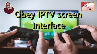 Obey IPTV interface and settings l Karl's commentary screenshot 3