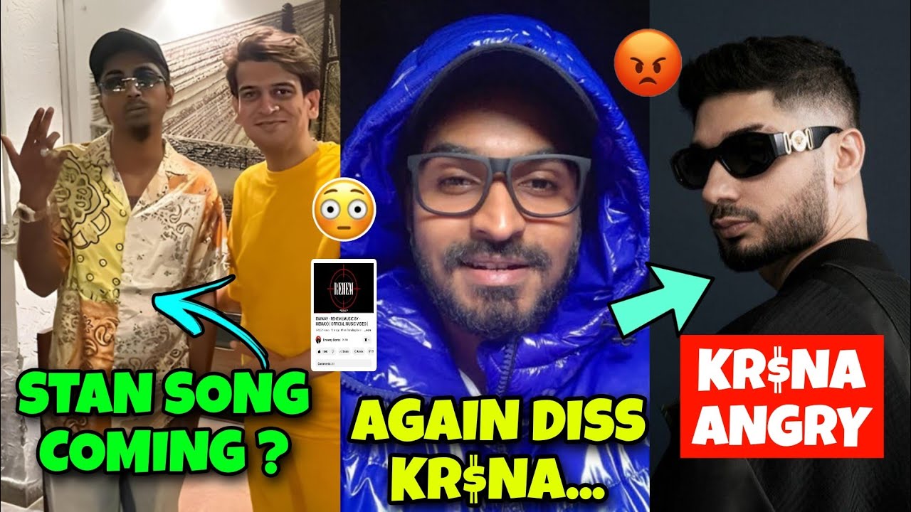 Rehem MC STAN NEW SONG COMING 😱 EMIWAY DISS KRSNA | EMIWAY REHEM SONG ...