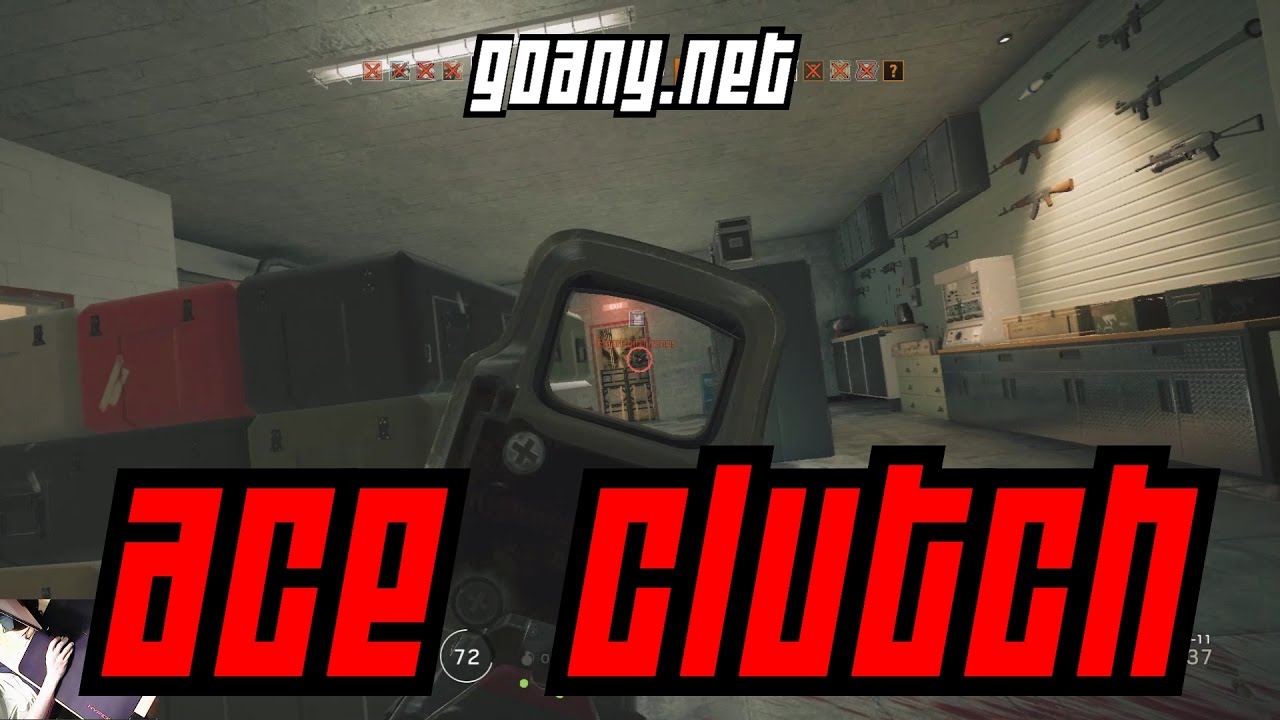 ACE CLUTCH || Rainbow Six Siege Gameplay/Highlights - YouTube