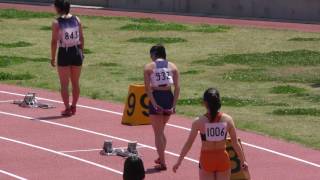 20170430群馬高校総体中北部地区予選女子400mR決勝