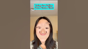 Trying the Falling Face Filter: