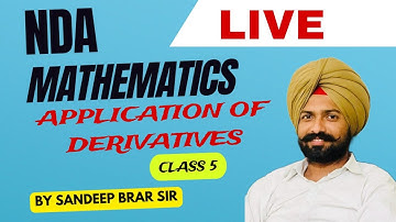 Application of derivatives class 5 for NDA by Sandeep Brar