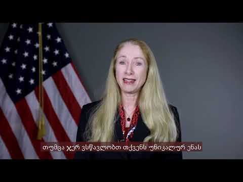 საქართველოში აშშ-ის ელჩის, კელი დეგნანის მიმართვა