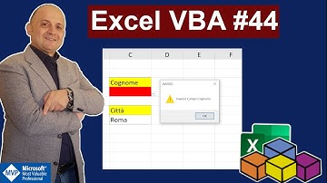 Excel VBA #44 NON chiudere Excel se non sono stati inseriti tutti dati Workbook_BeforeClose