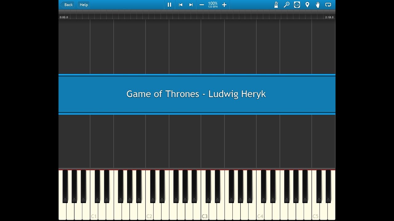 Game Of Thrones Piano Tutorial YouTube