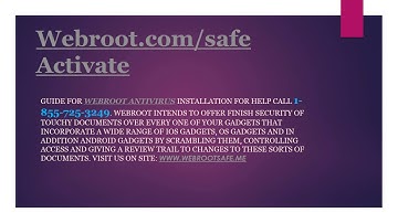 Webroot Keycode Activation | Install Webroot Setup