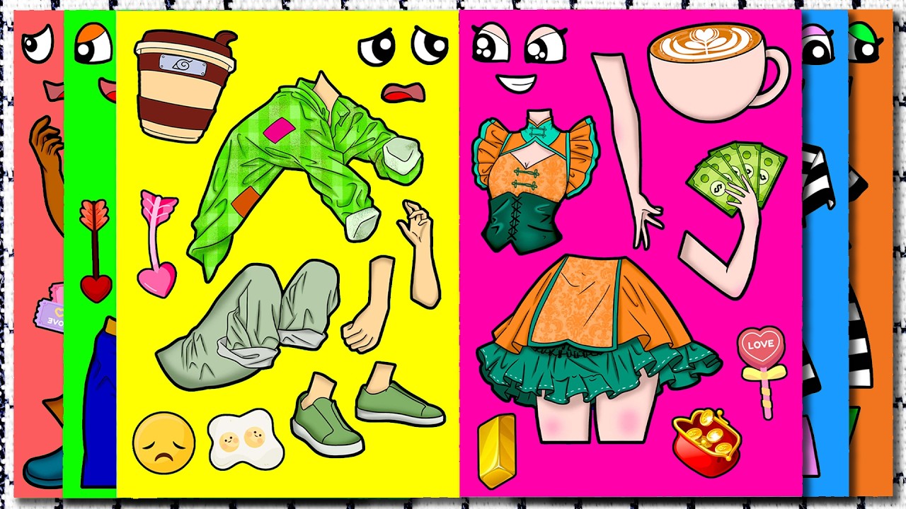 Evil Rich Girl Ballerina Cappuccina – Italian Brainrot | Sticker Book ASMR