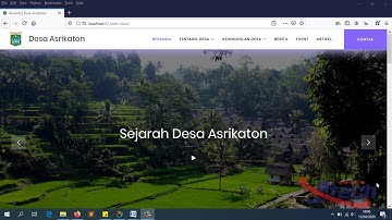 WEBSITE PROFIL DESA TERJANGKAU DESAIN -SIMPEL ELEGAN | ANTI RIBET | WEBSITE dengan Codeigniter 3 |