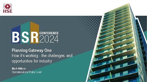 BSR Conference 2024 - Planning Gateway One - How it