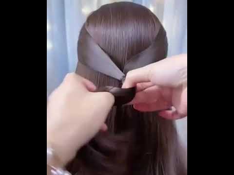 Hair style  tutorial for  ladies  easy and beautiful /style # 16