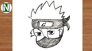 How to draw Naruto Chibi Easy | Naruto Uzumaki face drawing Step by Step screenshot 5
