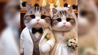 Cat Wedding 💍❤️