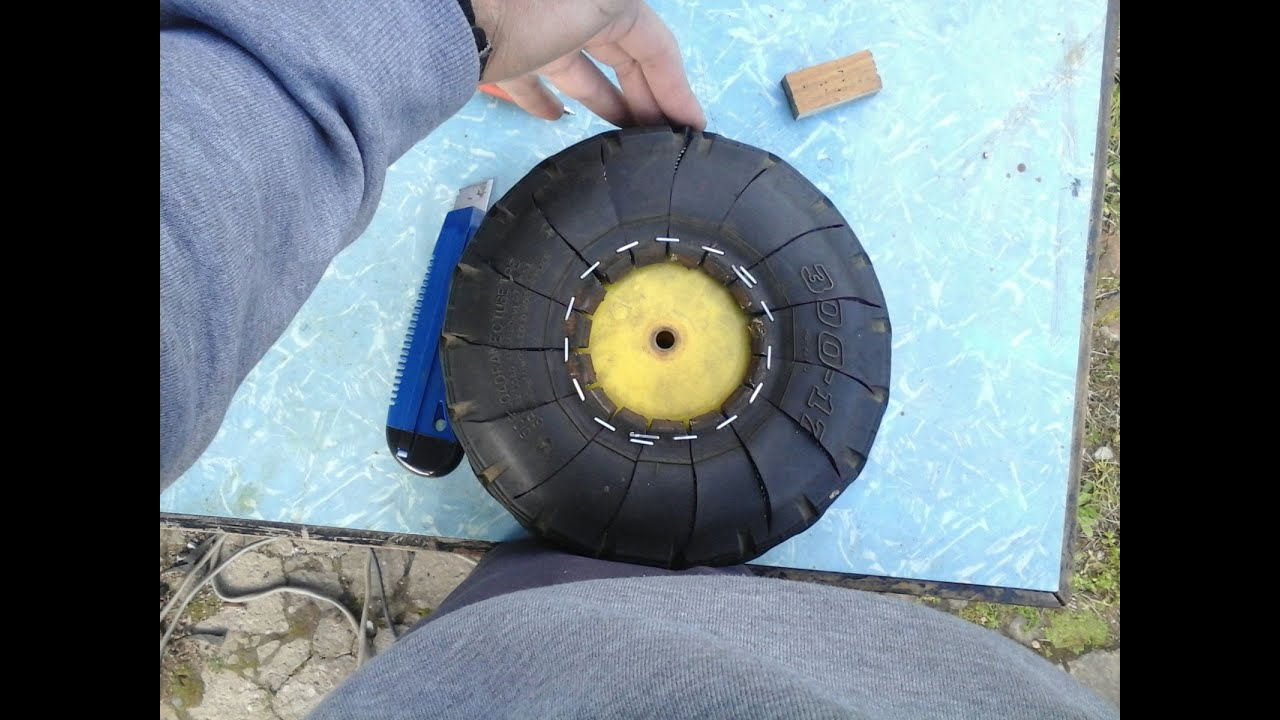 Homemade RC tires Elaboración Ruedas traseras RC YouTube