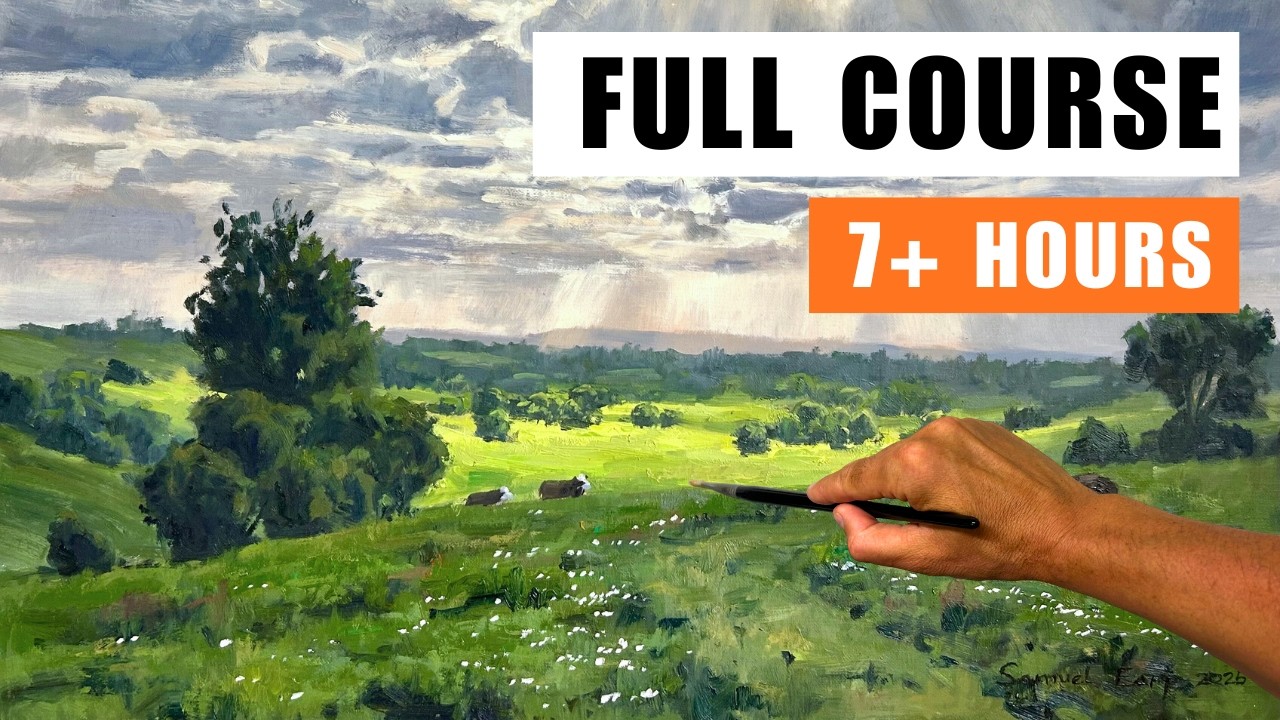 Complete Landscape Painting Course For Beginners (7+ Hours) - YouTube