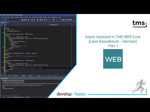 Async keyword in TMS WEB Core (Leon Kassebaum - German) - Part 1