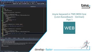 Async keyword in TMS WEB Core with Leon Kassebaum - Part 1 (Deutsche Sprache)