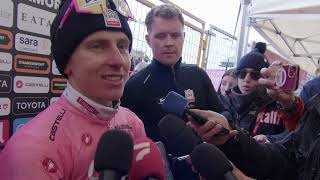 Tadej Pogačar  Interview at the finish  Stage 15  Giro d'Italia 2024