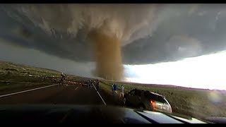 Insane 360 video of closerange tornado near Wray, CO!